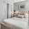 Bedroom with natural lighting and high ceilings